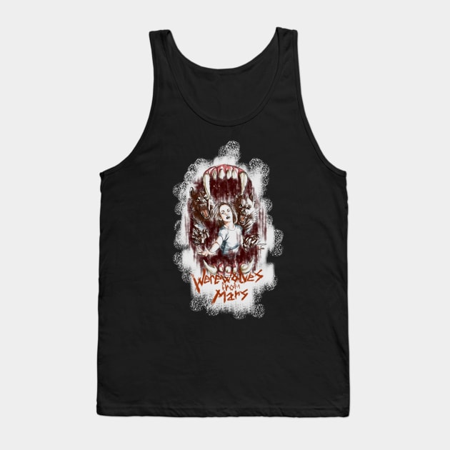 Werewolves From Mars (1984) Tank Top by Adam Blackhat